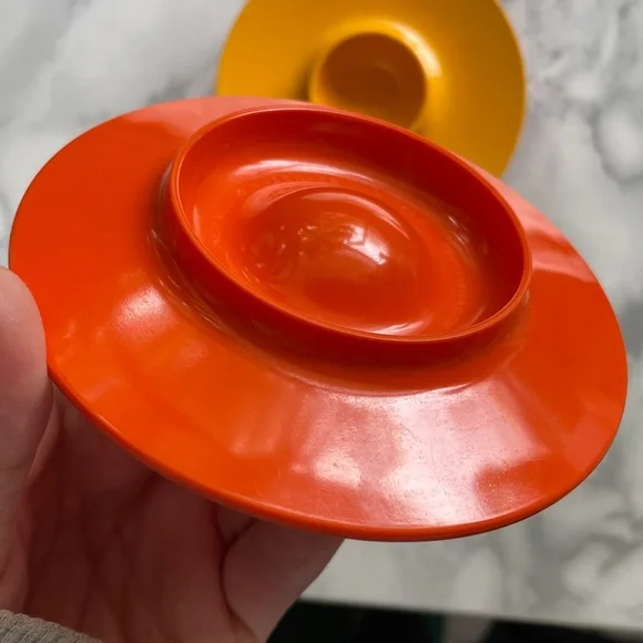 Vintage Rosti Egg Cups - Melamine Danish Design - AS IS - Picture 8 of 9